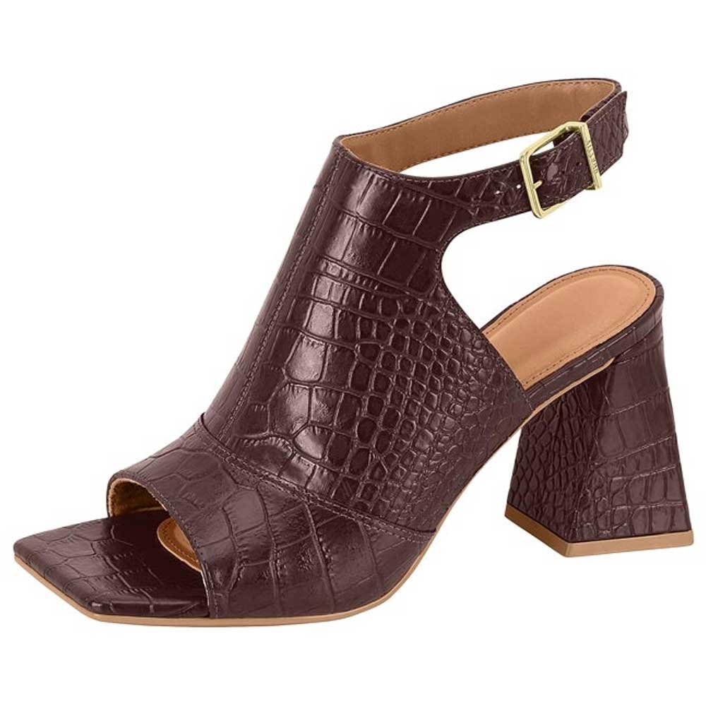Sandália Feminina Open Boot Cacau Vizzano 6464.429 Marrom 2