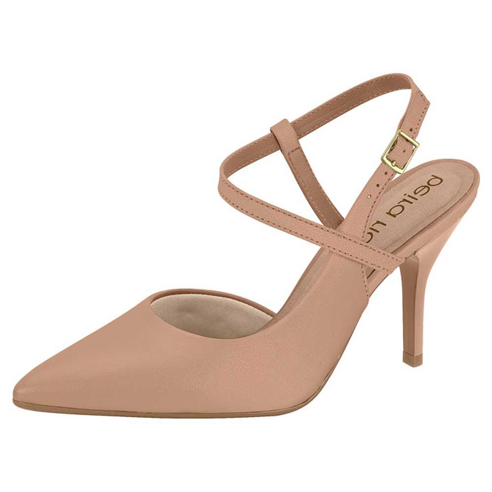 Scarpin Feminino Slingback Nude Beira Rio 4122.1484 Bege 2