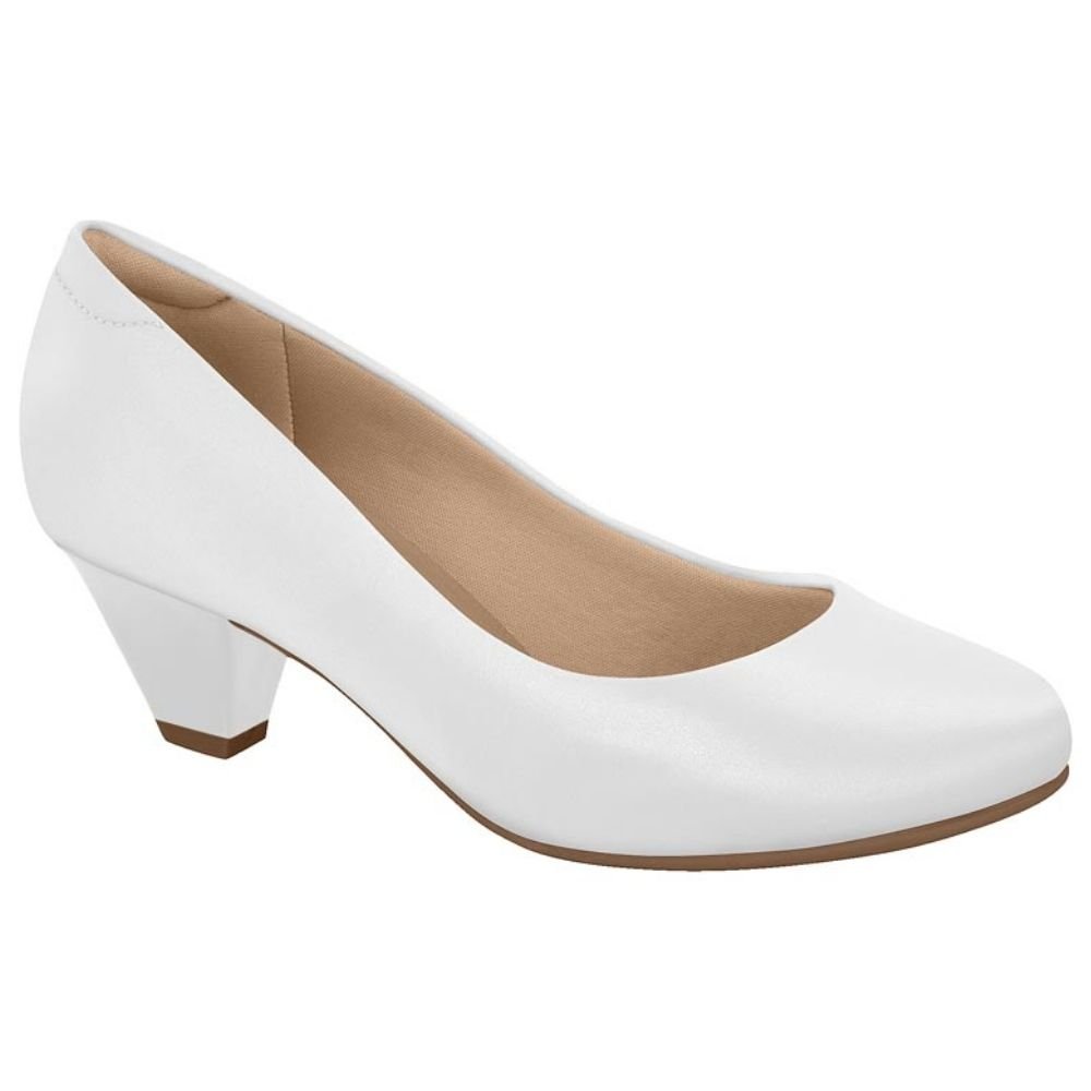 Sapato Social Feminino Ultraconforto Branco Modare 7005.600 Branco 1
