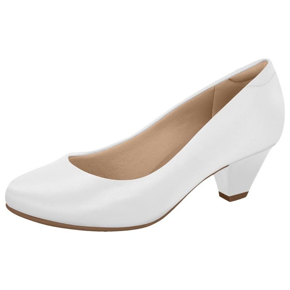 Sapato Social Feminino Ultraconforto Branco Modare 7005.600 Branco 2