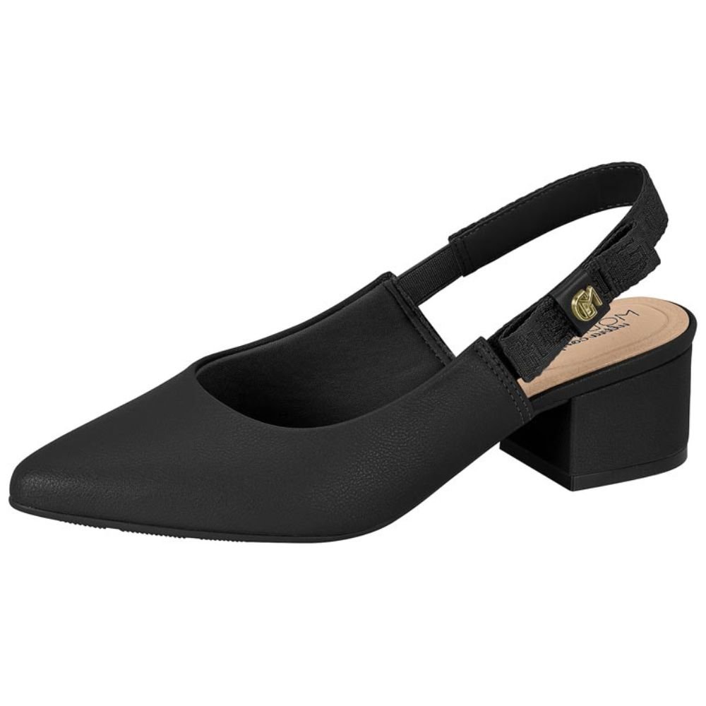 Scarpin Feminino Slingback Preto Modare 7340.132 2