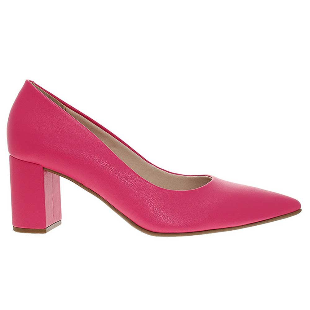 Scarpin Feminino Salto Grosso Napa Pink Beira Rio 4241.200 2