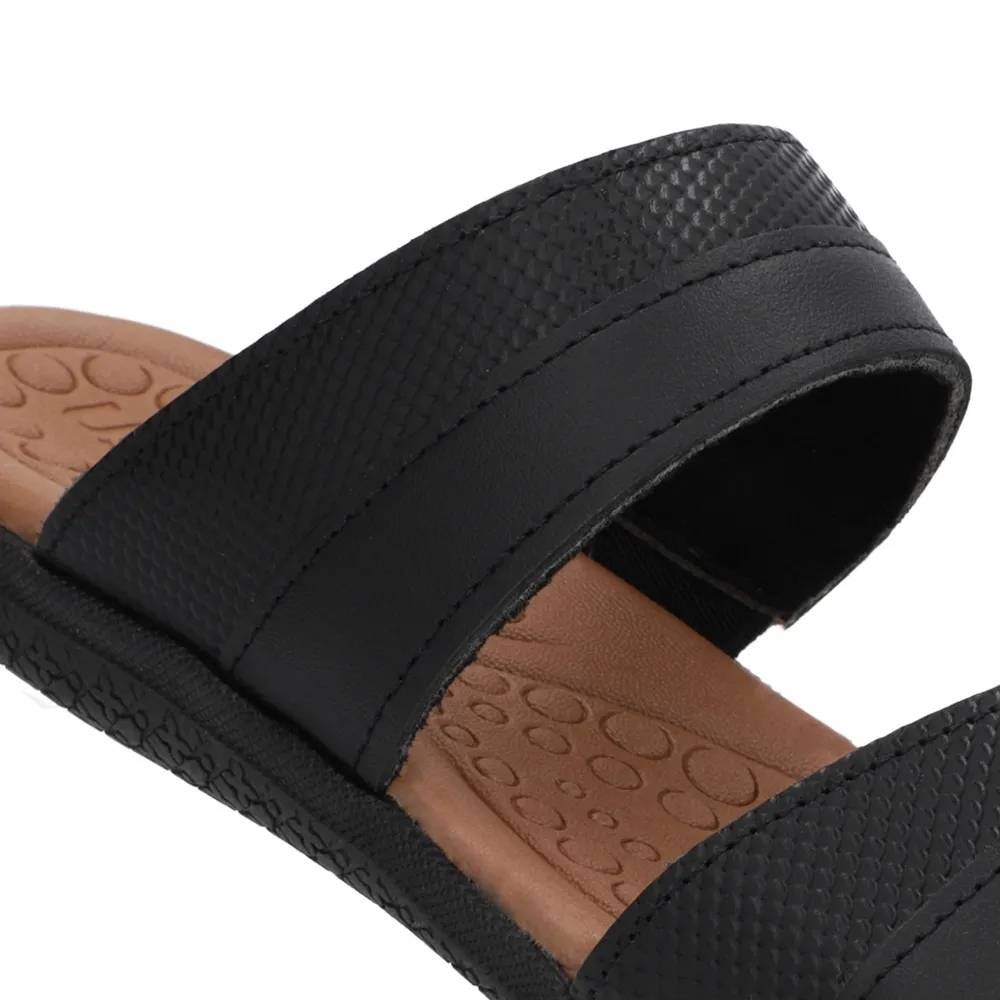 Tamanco Slide Feminino Preto Usaflex PA06001 Preto 2