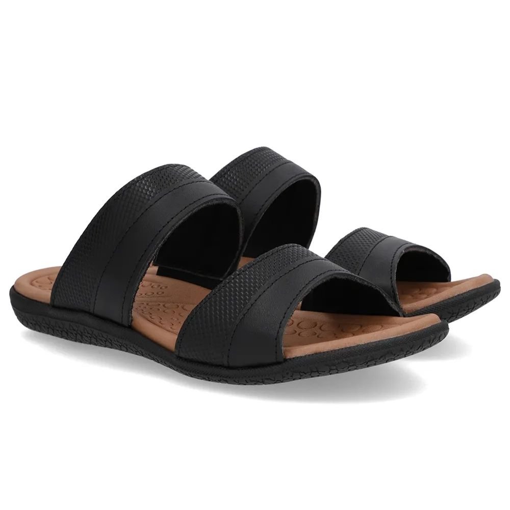 Tamanco Slide Feminino Preto Usaflex PA06001 Preto 3