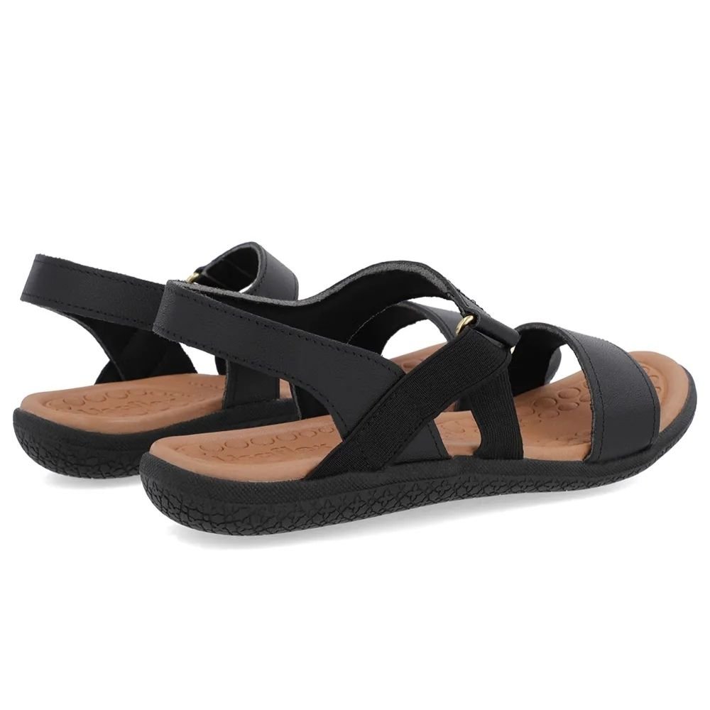Sandália Feminina Elástico Preto Usaflex PA06003 Preto 4