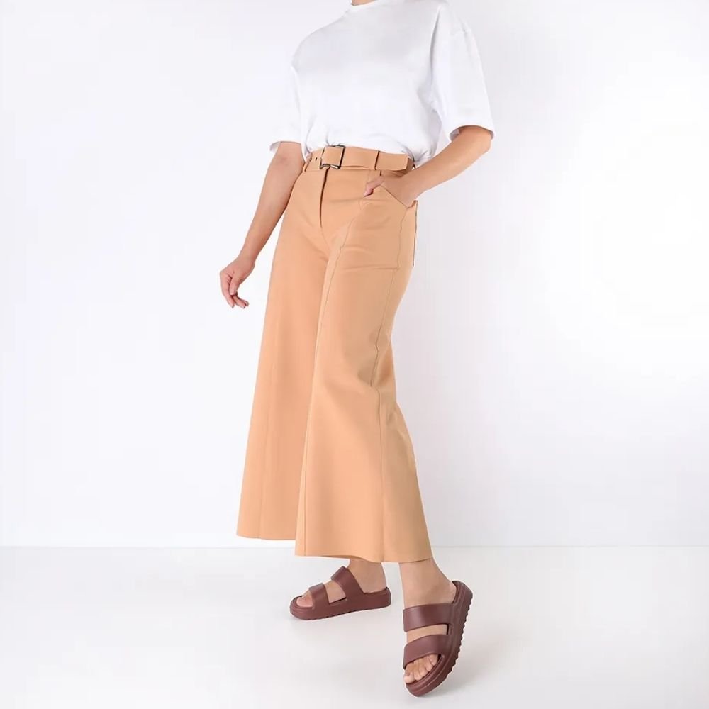 Chinelo Slide Feminino Poofy Mocca Usaflex AN32001 Marrom 2