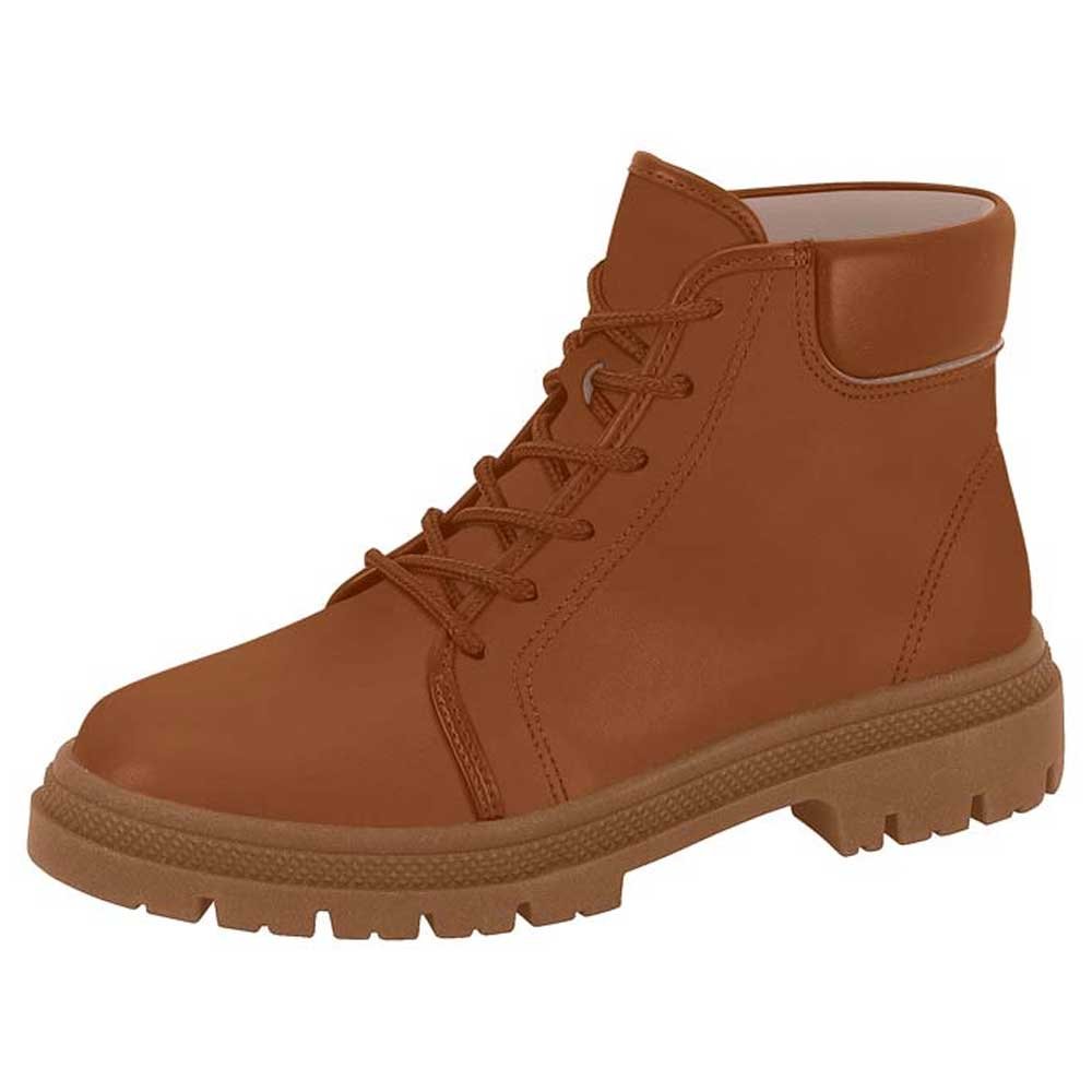 Bota Coturno Feminino Napa Avelã Moleca 5344.102 2