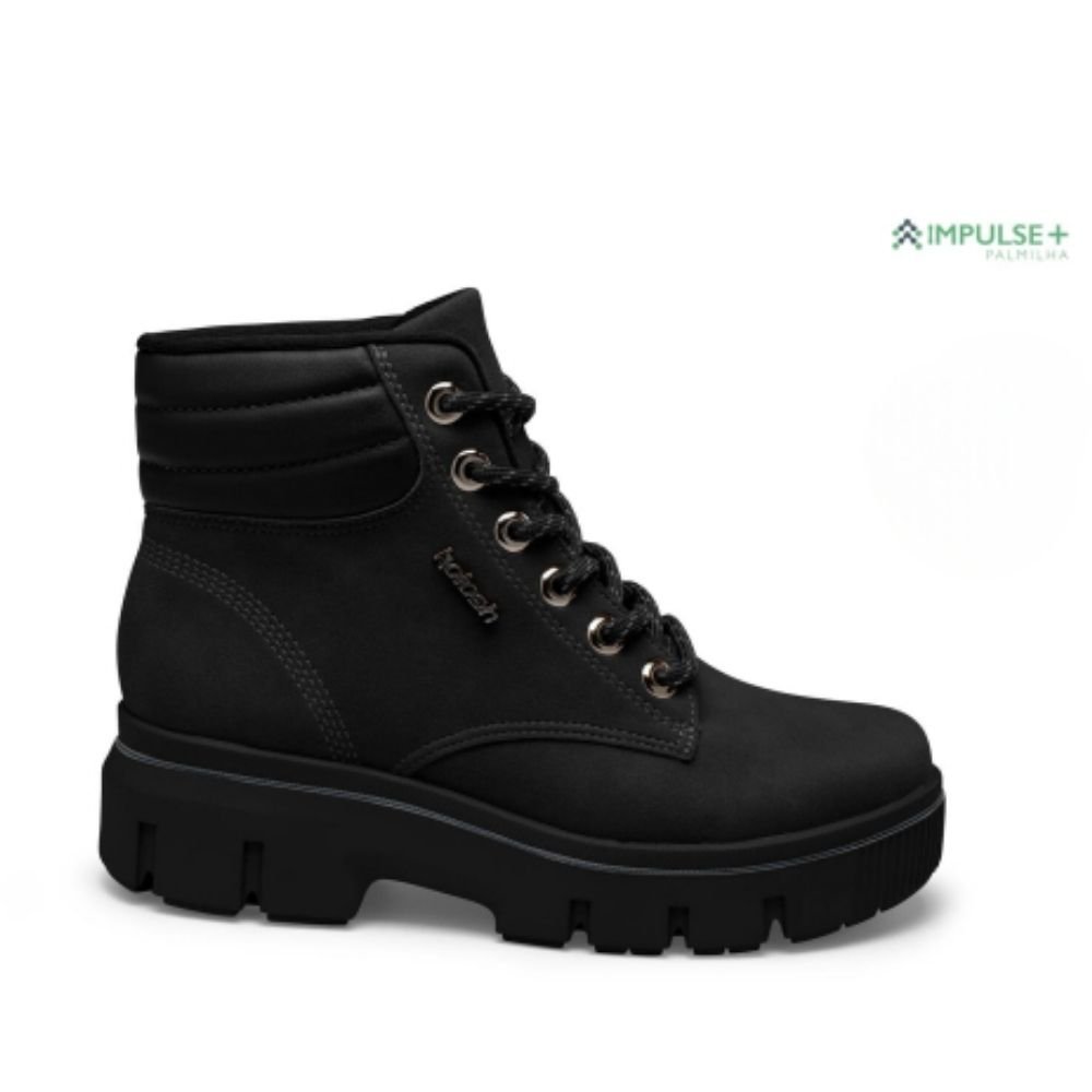 Bota Coturno Feminino Foggia Preto Kolosh C3371-0007 Preto 2