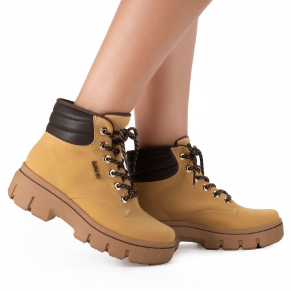 Bota Coturno Feminino Adventure Sepia Chocolate Kolosh C3371-0004 2