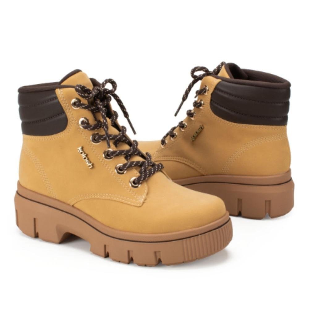 Bota Coturno Feminino Adventure Sepia Chocolate Kolosh C3371-0004 4