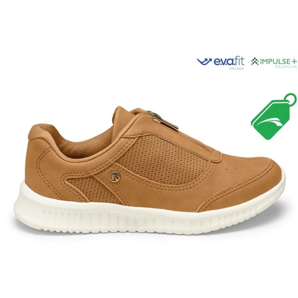 Tênis Casual Feminino Slip On Camelo Kolosh C4008-0005 Marrom 2