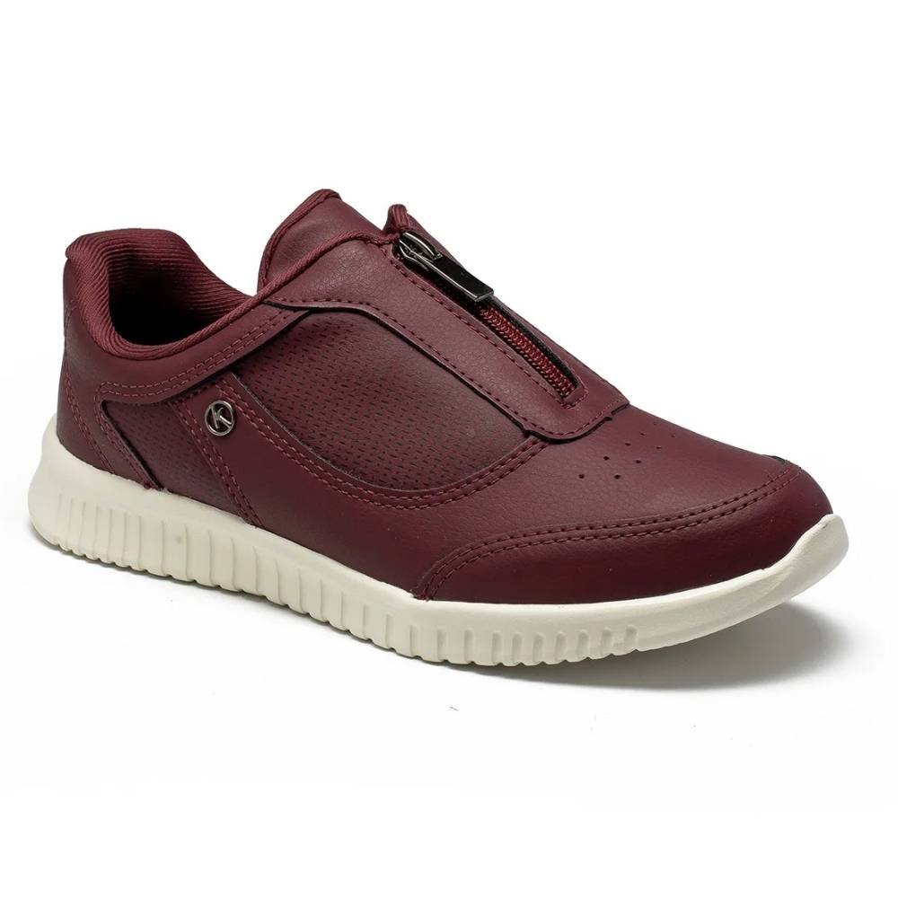 Tênis Casual Feminino Slip On Cabernet Kolosh C4008-0007 Vinho 4