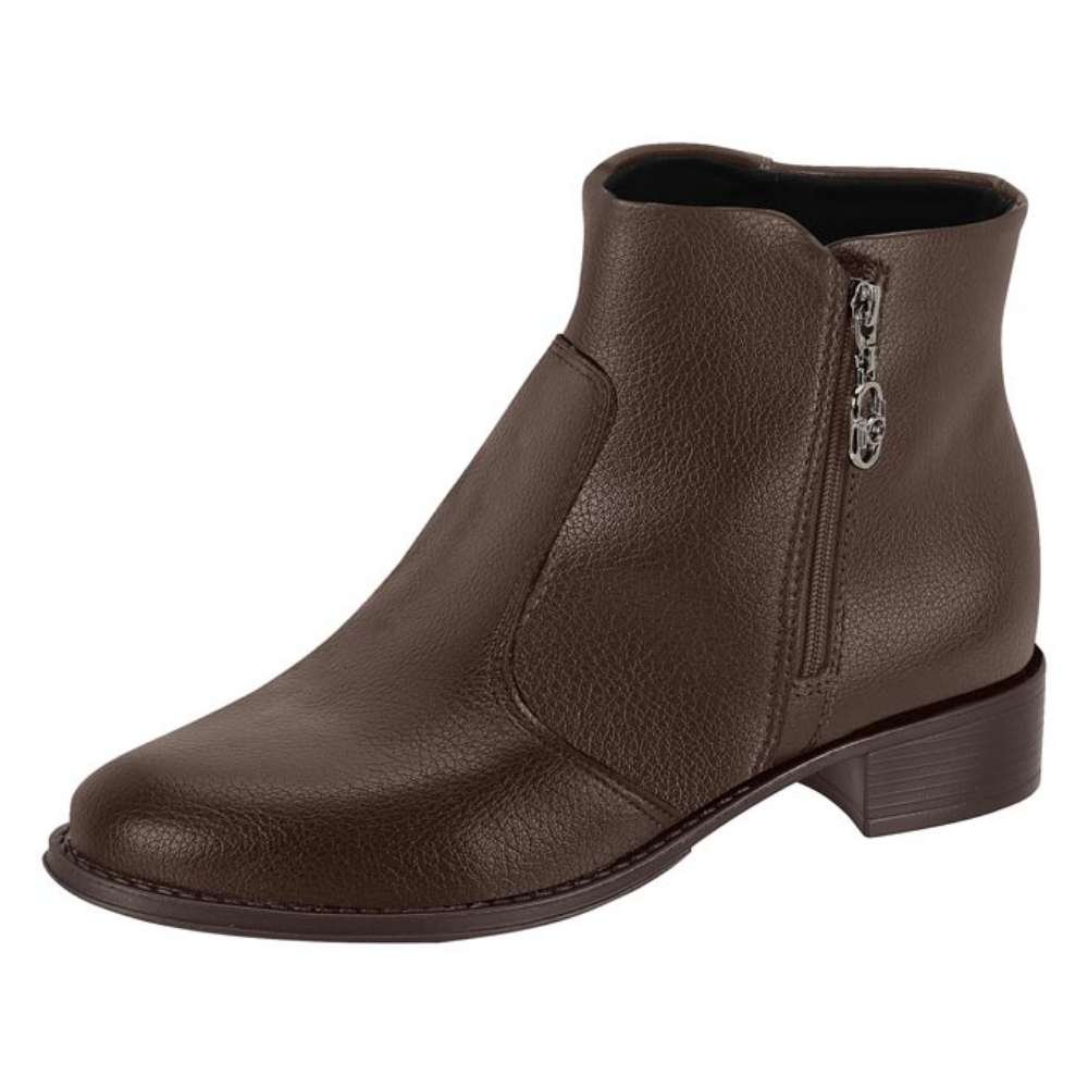 Bota Feminina Cano Curto Café Beira Rio 9045.247 Marrom 2