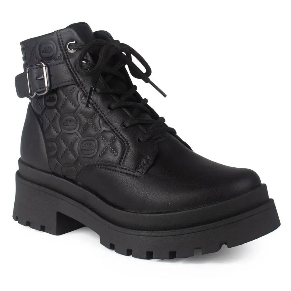 Bota Coturno Tratorado Feminino Preto Dakota DA851-0001 Preto 4
