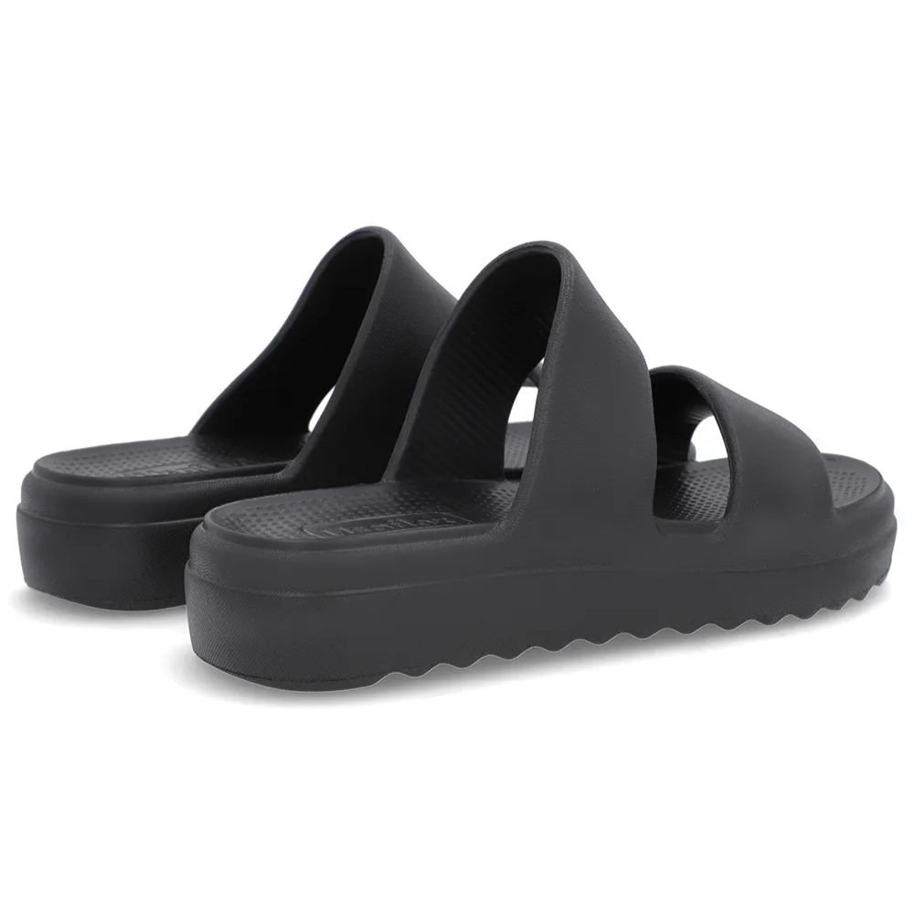 Chinelo Slide Feminino Poofy Preto Usaflex AN32001 Preto 4