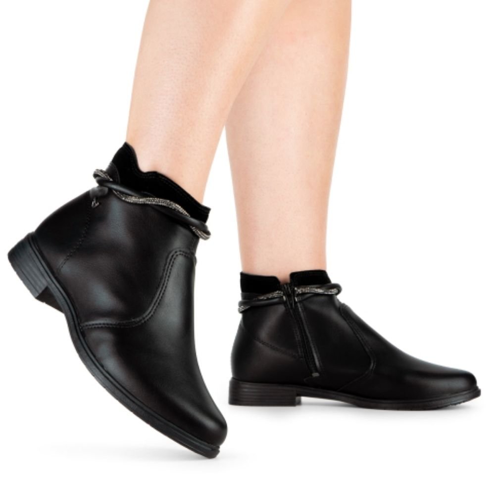 Bota Feminina Cano Curto Preto Mississipi MC862-0001 Preto 2