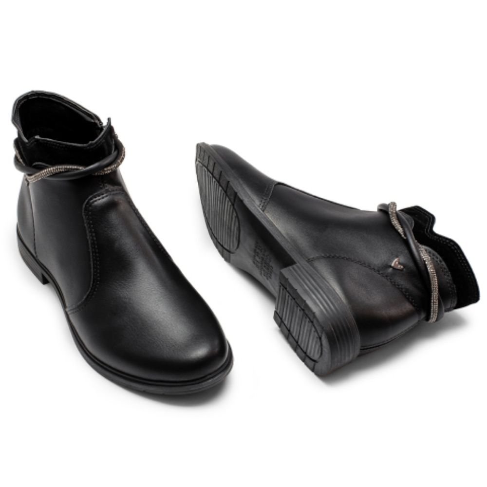 Bota Feminina Cano Curto Preto Mississipi MC862-0001 Preto 3