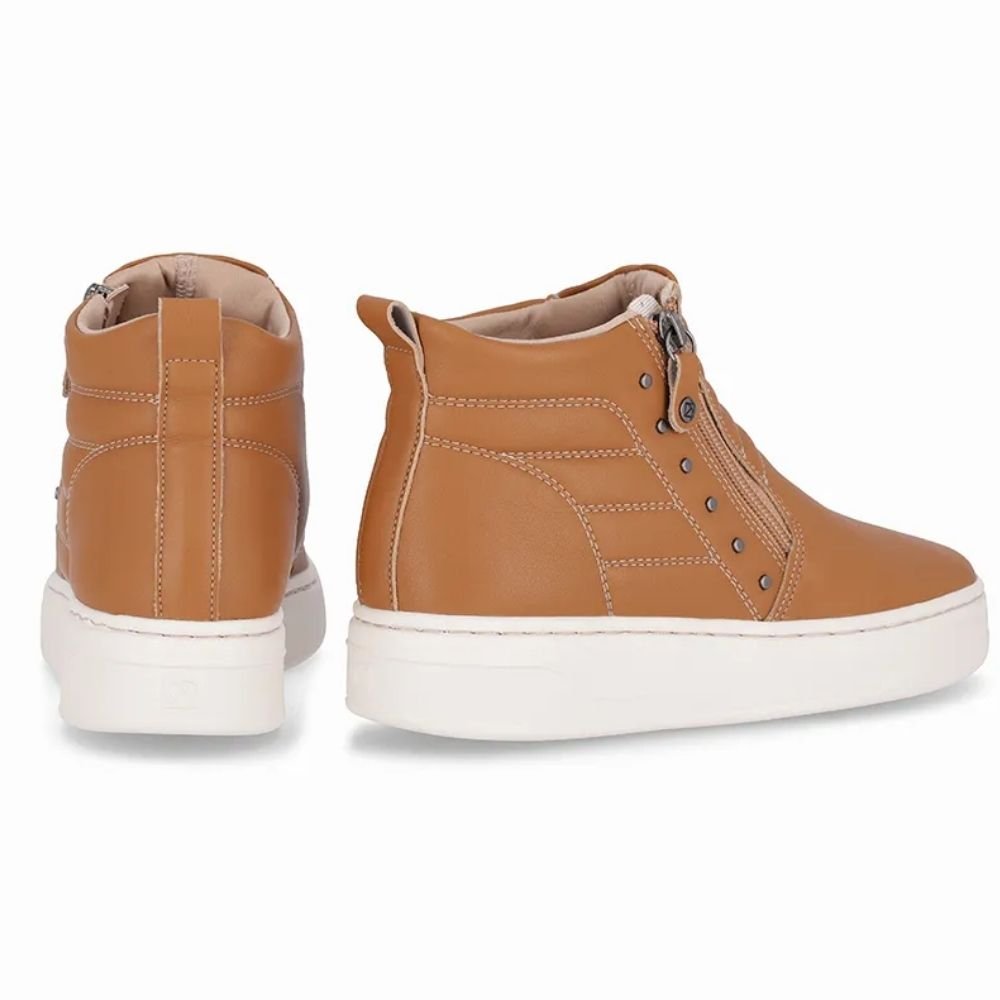Bota Feminina Beatriz Anabela Mascavo Piccadilly 910006-3 Marrom 3