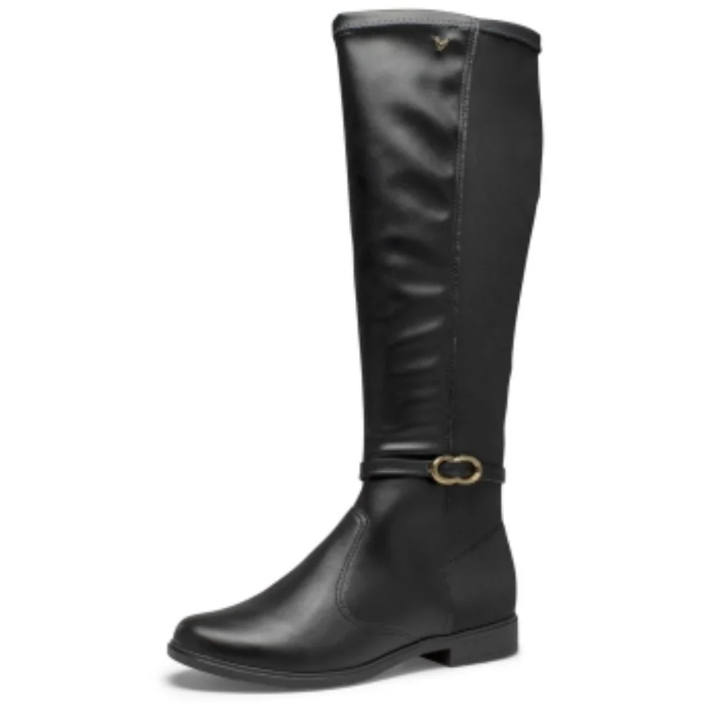 Bota Feminina Cano Longo Preto Mississipi ME791-0001 Preto 2