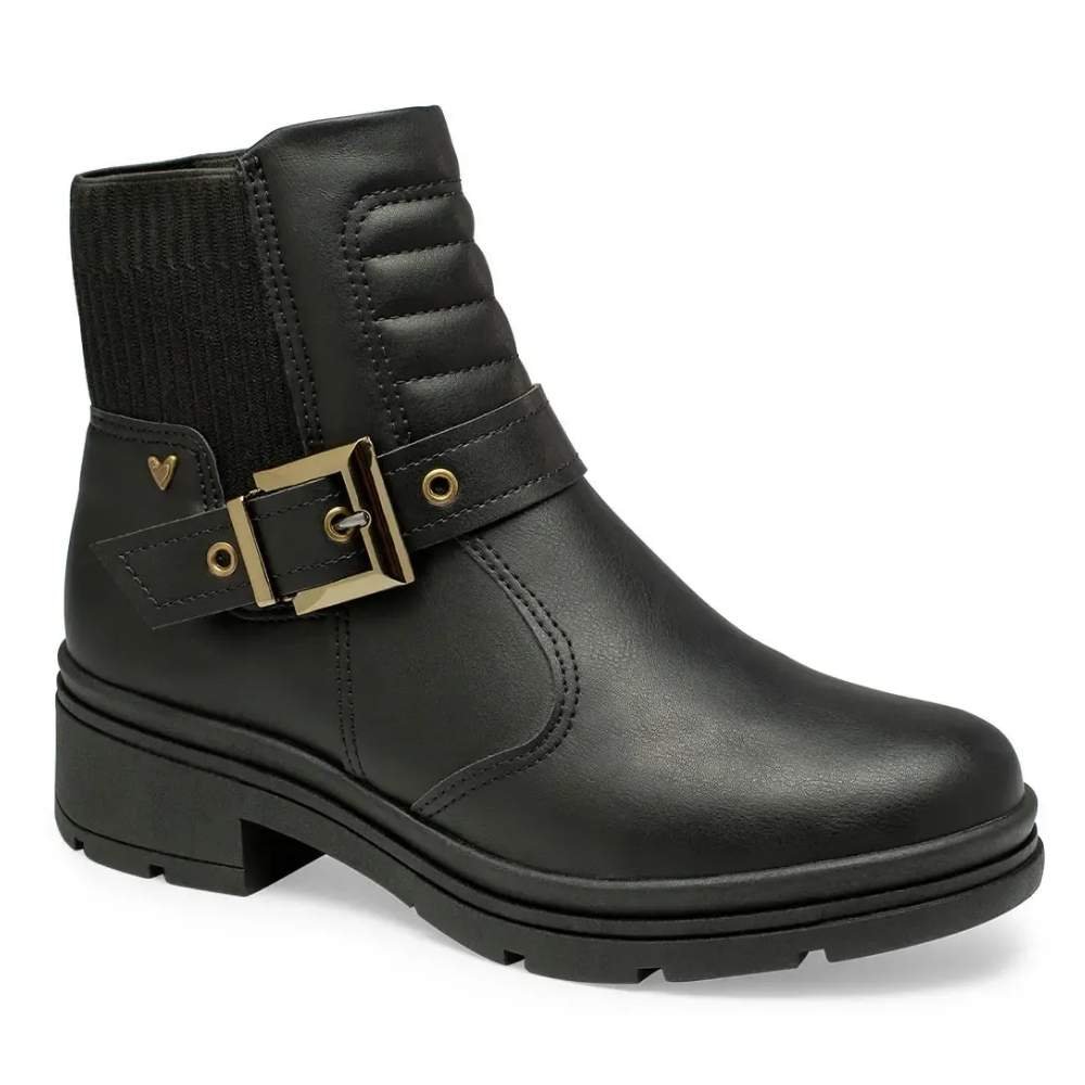 Bota Feminina Cano Curto Preto Mississipi ME011-0001 Preto 1