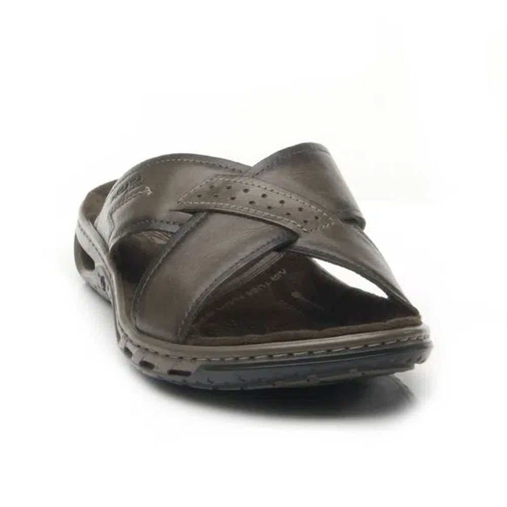 Chinelo Masculino Couro Cravo Pegada 131661-03 Marrom 2