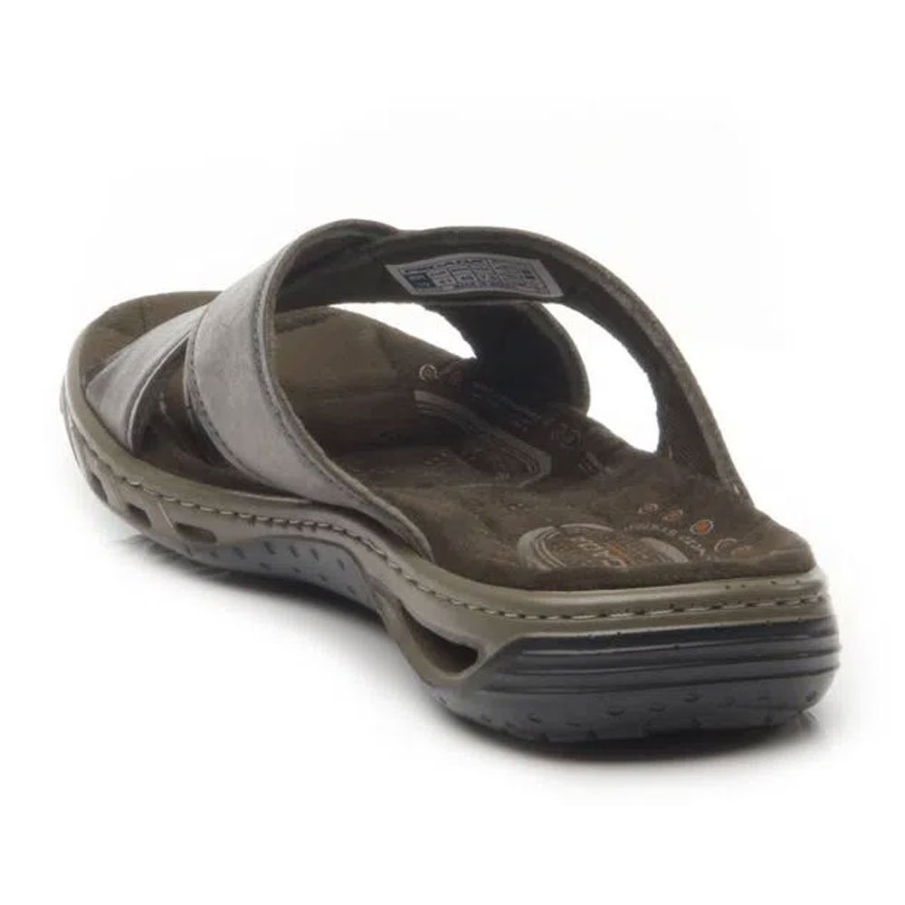 Chinelo Masculino Couro Cravo Pegada 131661-03 Marrom 3