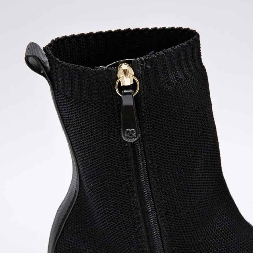 Bota Feminina Off Boot Knit Preto Petite Jolie PJ6792-00027 Preto 4