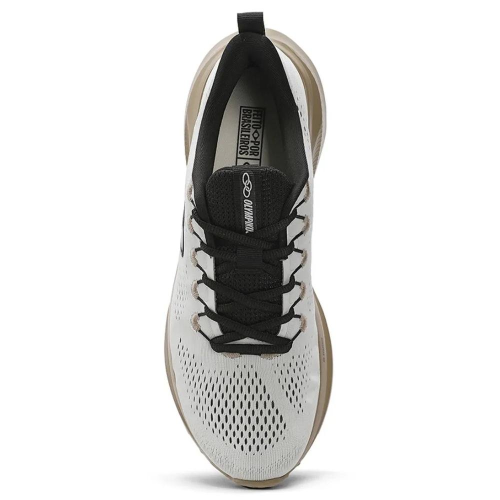 Tênis Esportivo Unissex Reflect Branco Preto Olympikus Branco 4