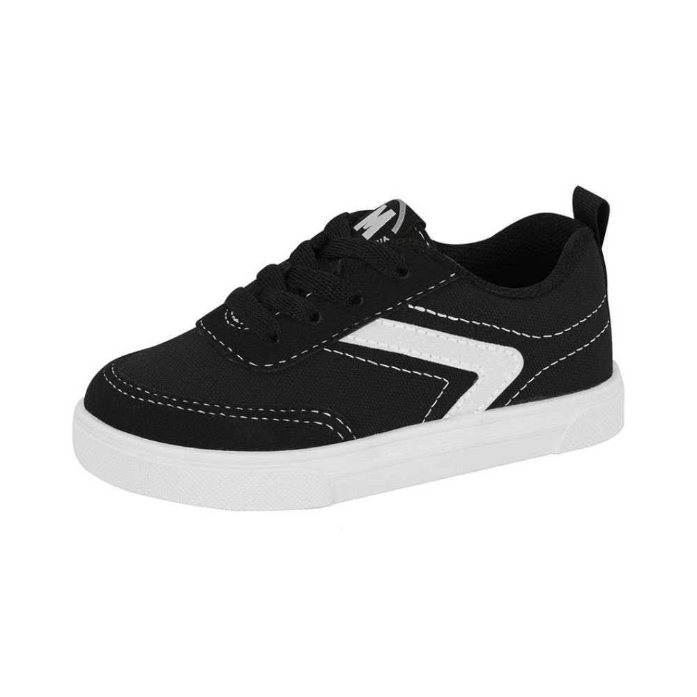 Tênis Infantil Masculino Preto Branco Molekinho 2133.178 Preto 2