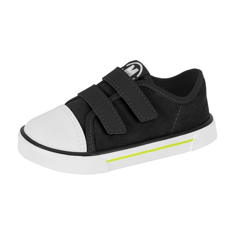 Tênis Infantil Masculino Preto Branco Molekinho 2133.684 Preto 2