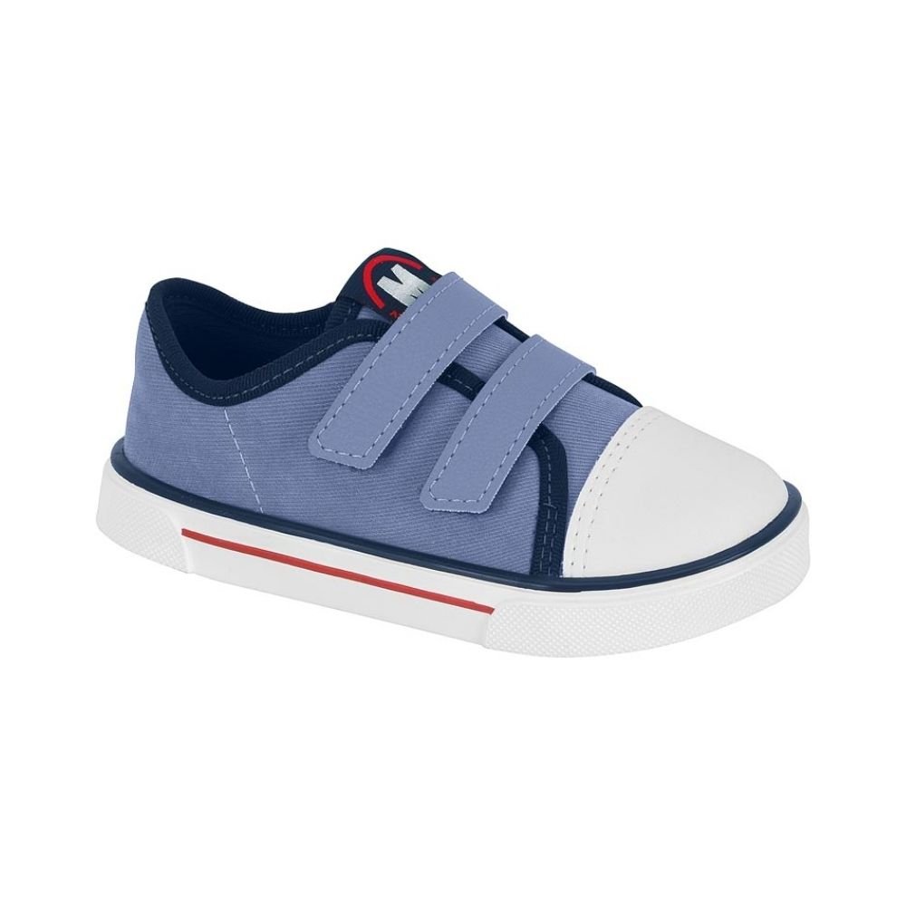 Tênis Infantil Masculino Denim Branco Molekinho 2133.684