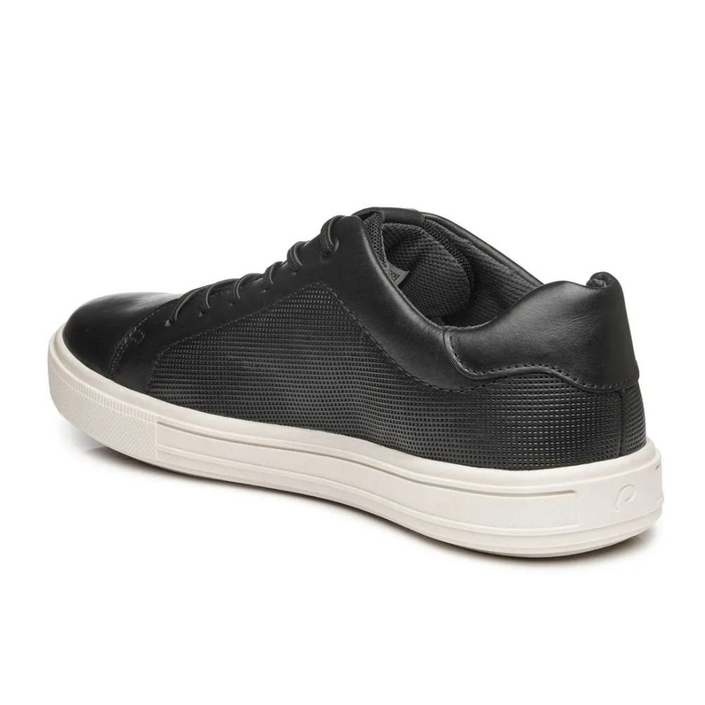 Tênis Casual Masculino Couro Preto Pegada 111501-06 Preto 3