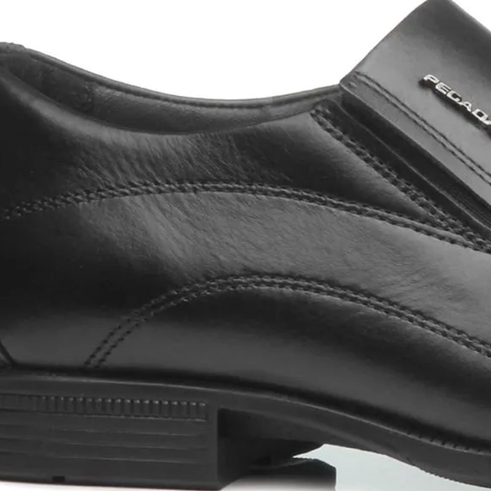 Sapato Social Masculino Weal Couro Preto Pegada 126505-01 Preto 2