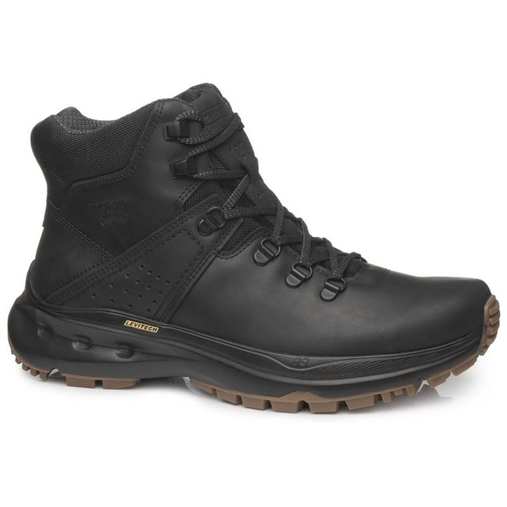 Bota Masculina Trekking Couro Preto Pegada 150405-05