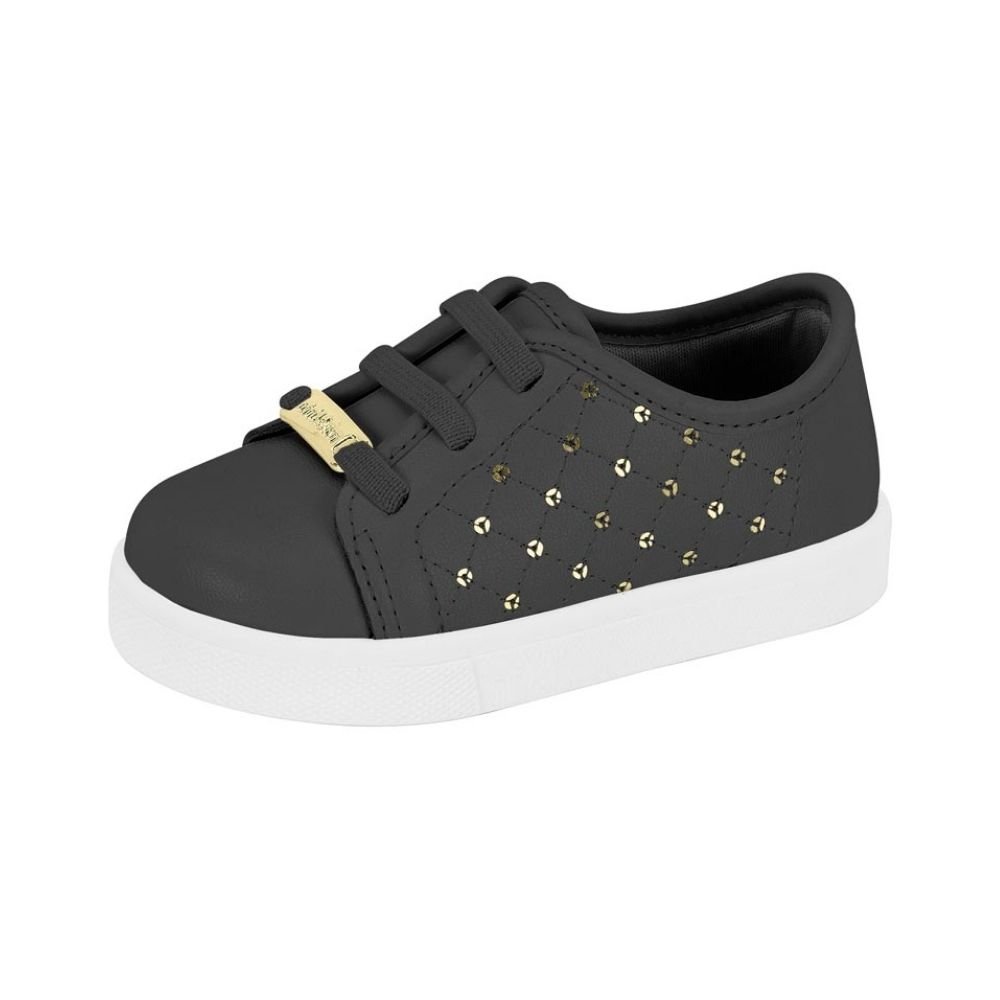 Tênis Infantil Casual Preto Molekinha 2118.582 Preto 2