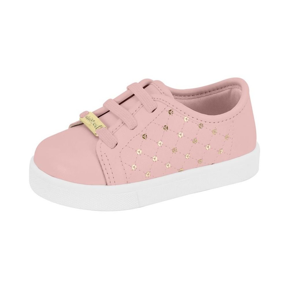 Tênis Infantil Casual Rosa Molekinha 2118.582 Rosa 2