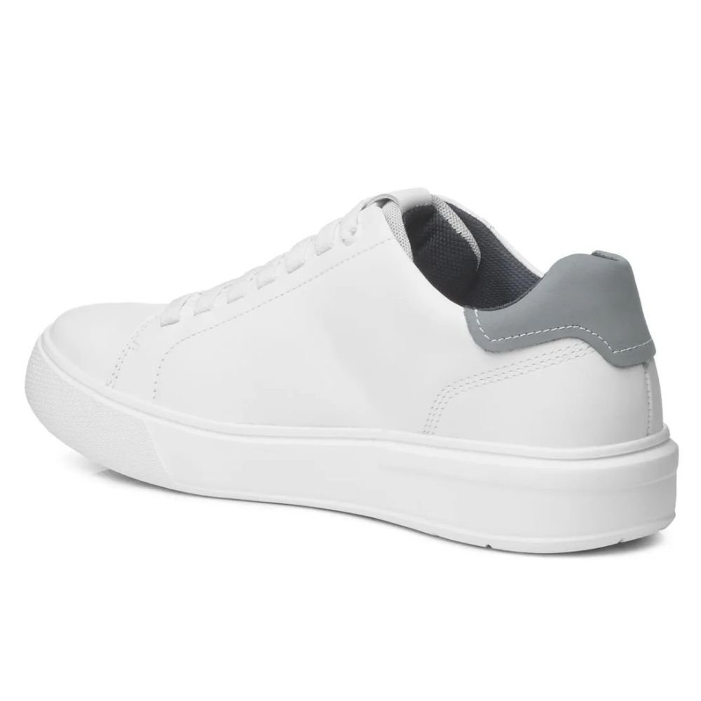 Tênis Casual Masculino Couro Branco Silver Pegada 111901-02 Branco 3
