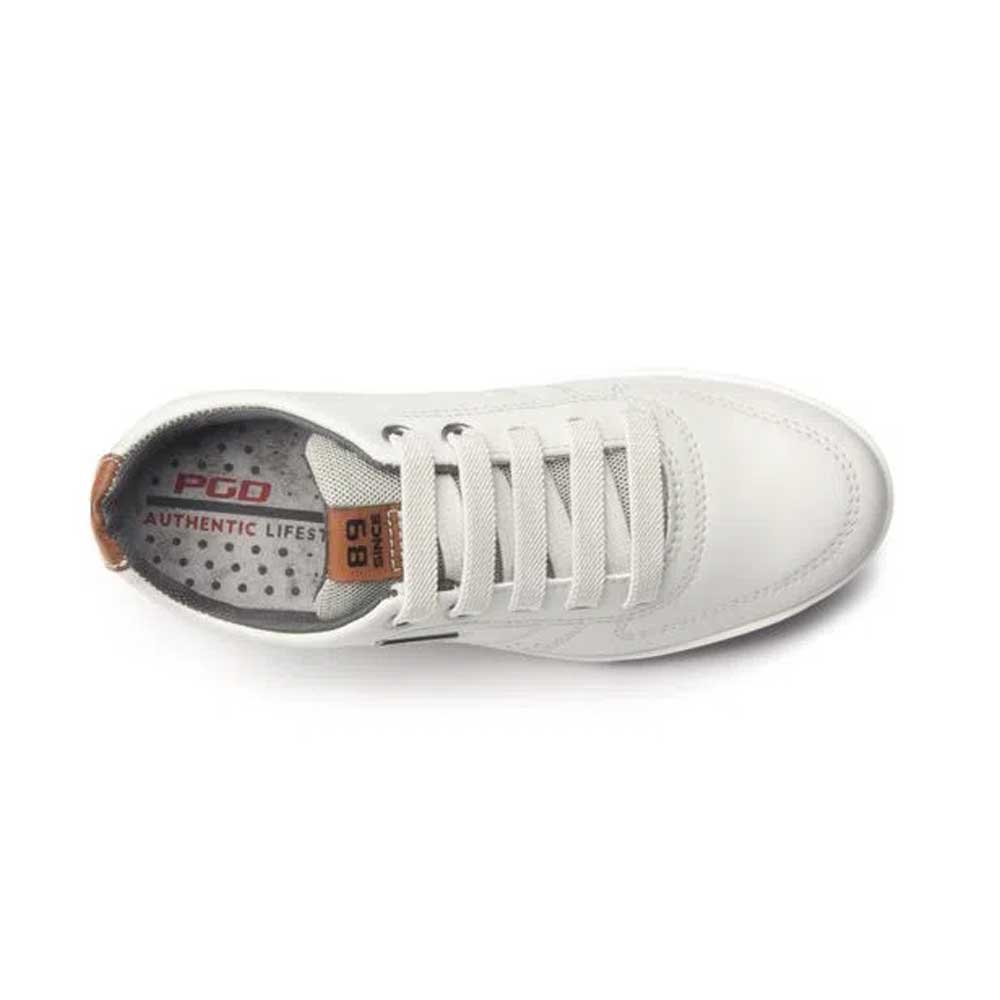 Sapatênis Infantil Masculino Microfibra White Pegada 370418-01 Branco 3