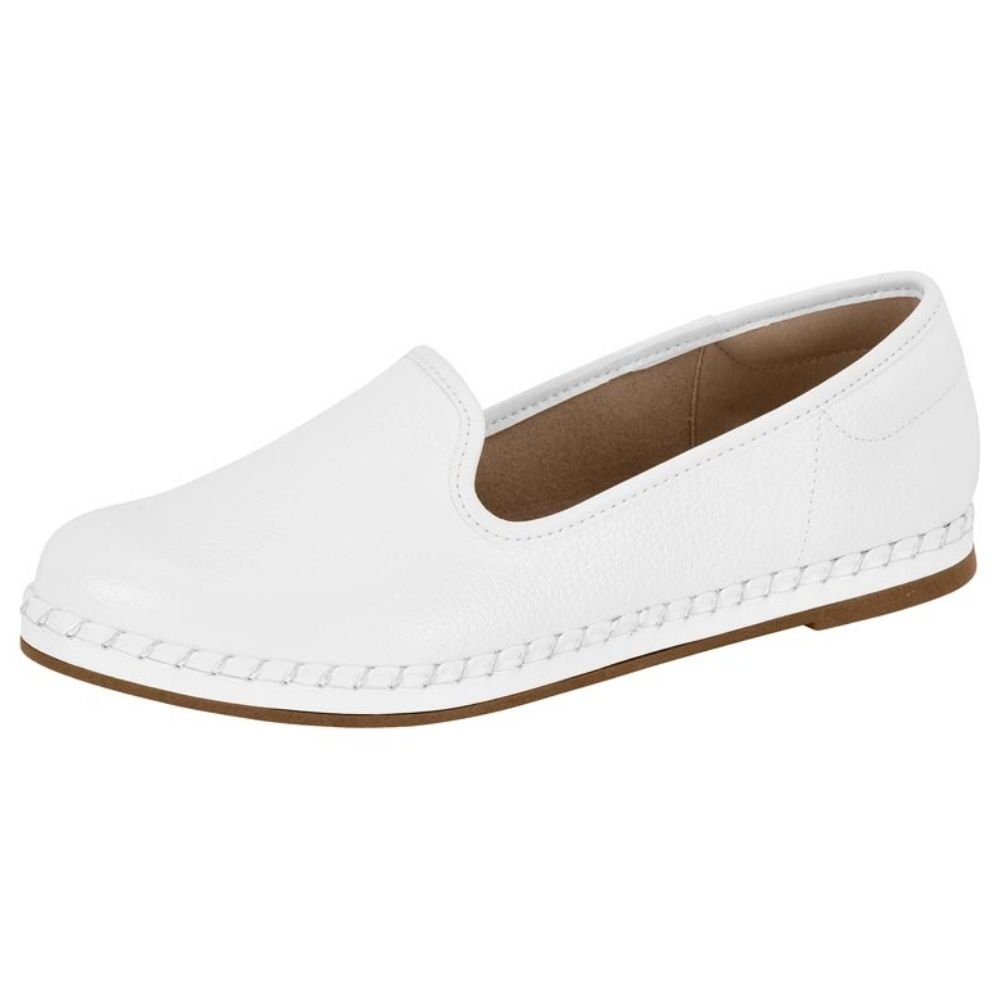 Sapatilha Feminina Slipper Flatform Branco Beira Rio 4233.413 Branco 2
