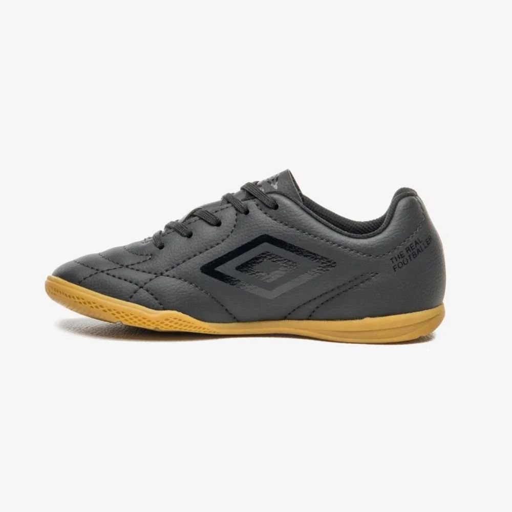 Chuteira Infanto-juvenil Class Footballer Jr Preto Umbro U07FB00340-111 Cinza 2