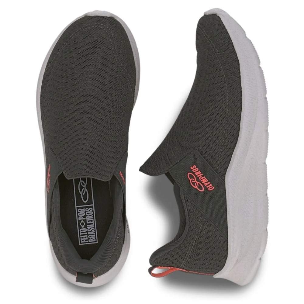 Tênis Feminino Esportivo Knit Chumbo Flutua Olympikus 952 Preto 2