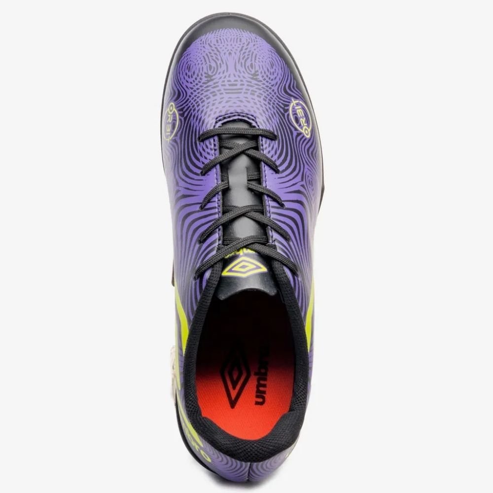 Chuteira Masculina Society Orbit Preto Roxo Lima Umbro U01FB00153-106 Roxo/Verde Lima 5