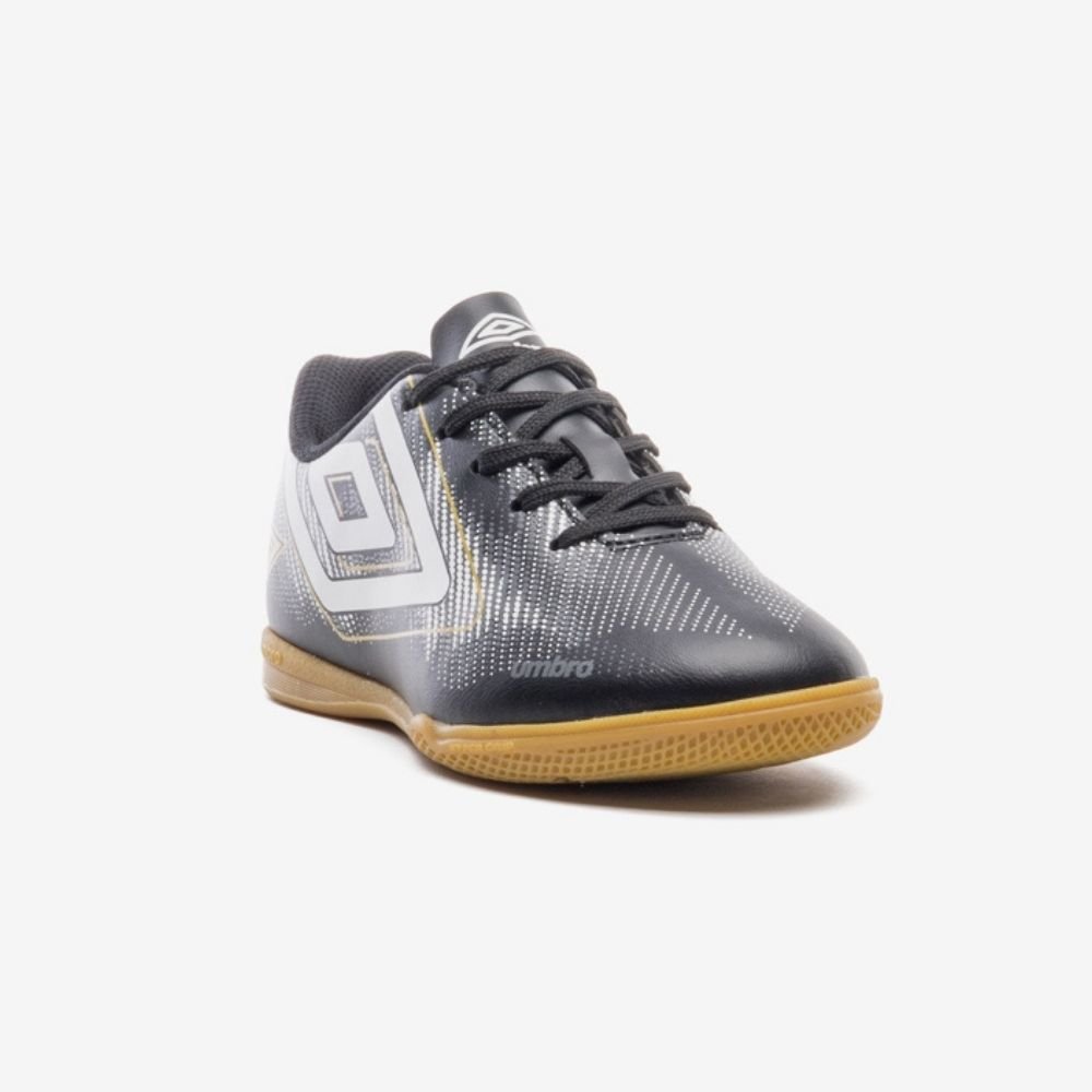 Chuteira Infanto-juvenil Heatmap Jr Preto Branco Dourado Umbro U07FB00335-129 Preto/Branco 3