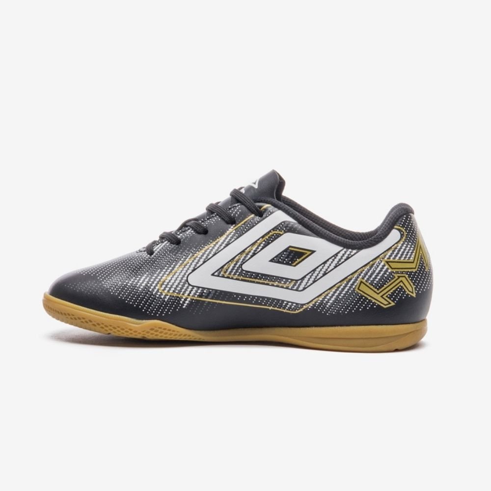 Chuteira Infanto-juvenil Heatmap Jr Preto Branco Dourado Umbro U07FB00335-129 Preto/Branco 2