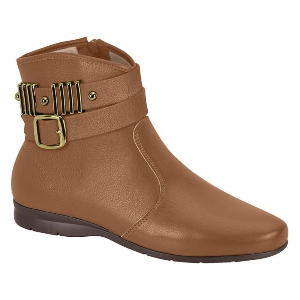 Bota Feminina Cano Curto Caramelo Beira Rio 9084.106