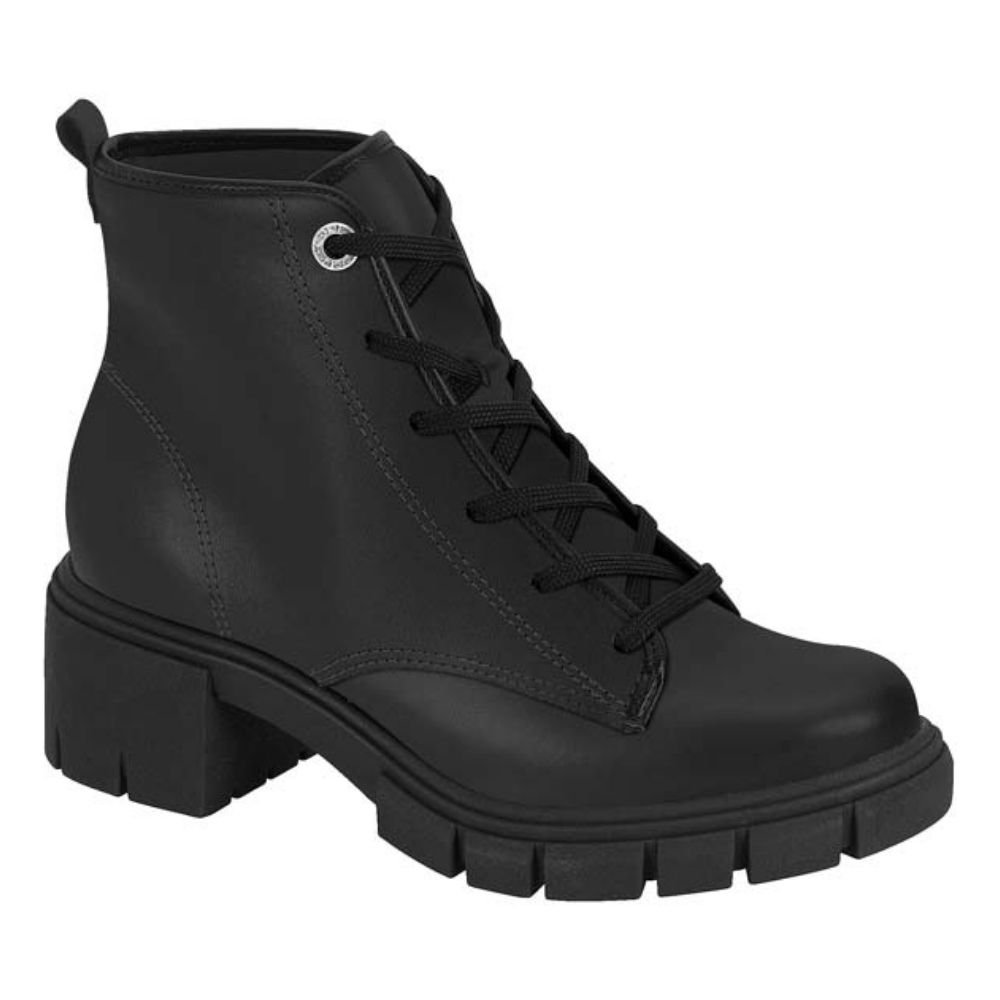 Bota Coturno Feminino Preto Moleca 5338.211