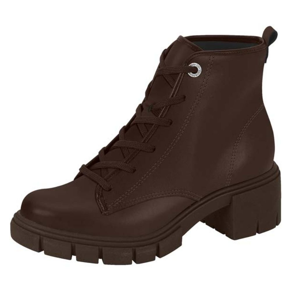 Bota Coturno Feminino Café Moleca 5338.211 Marrom 2