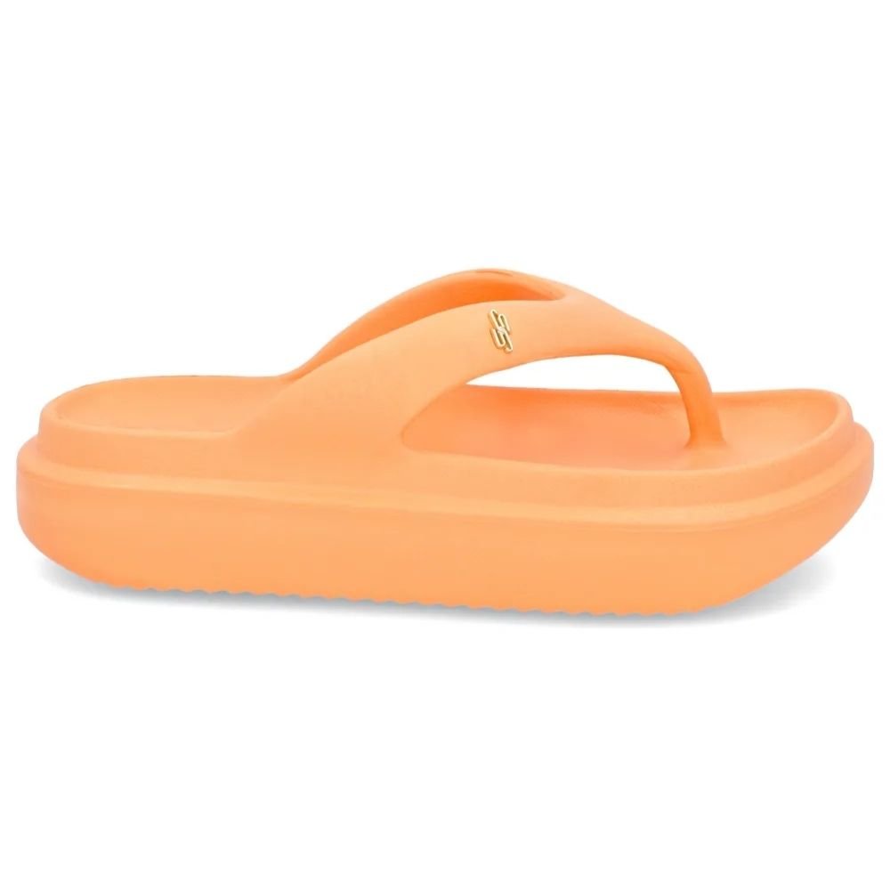 Chinelo Feminino Poofy Plataforma Melão Usaflex AM14001