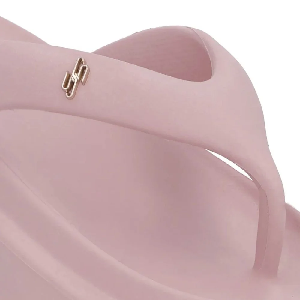 Chinelo Feminino Poofy Plataforma Soft Rose Usaflex AM14001 Rosa 2
