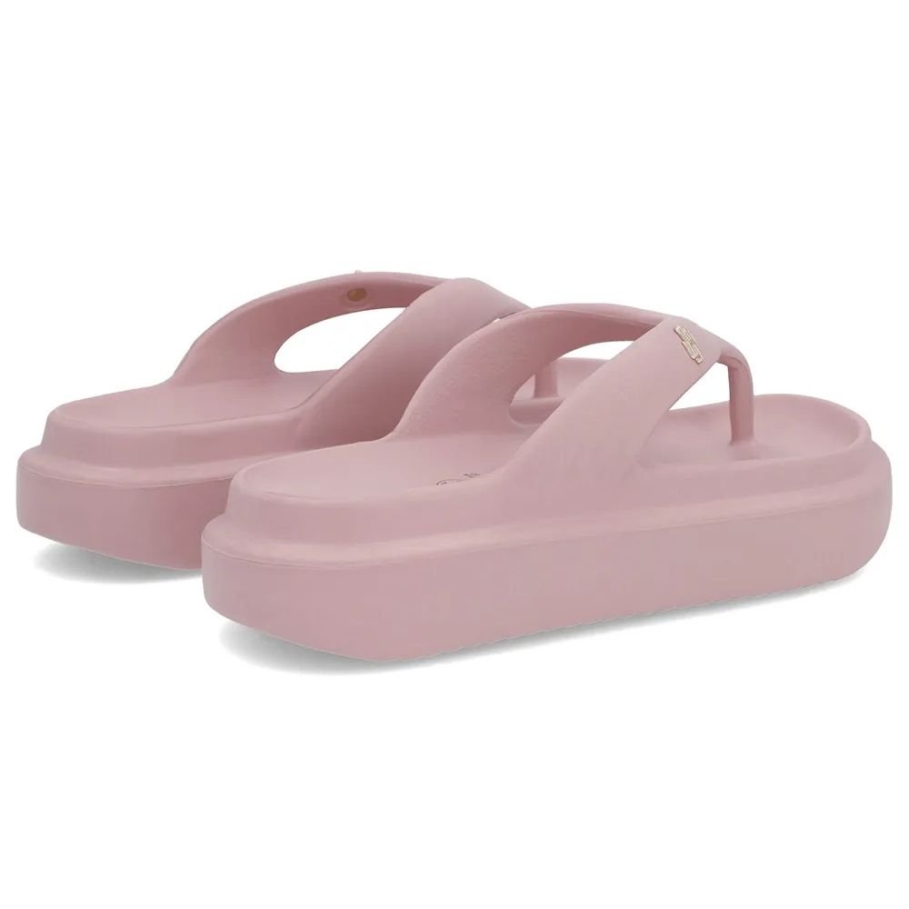 Chinelo Feminino Poofy Plataforma Soft Rose Usaflex AM14001 Rosa 4